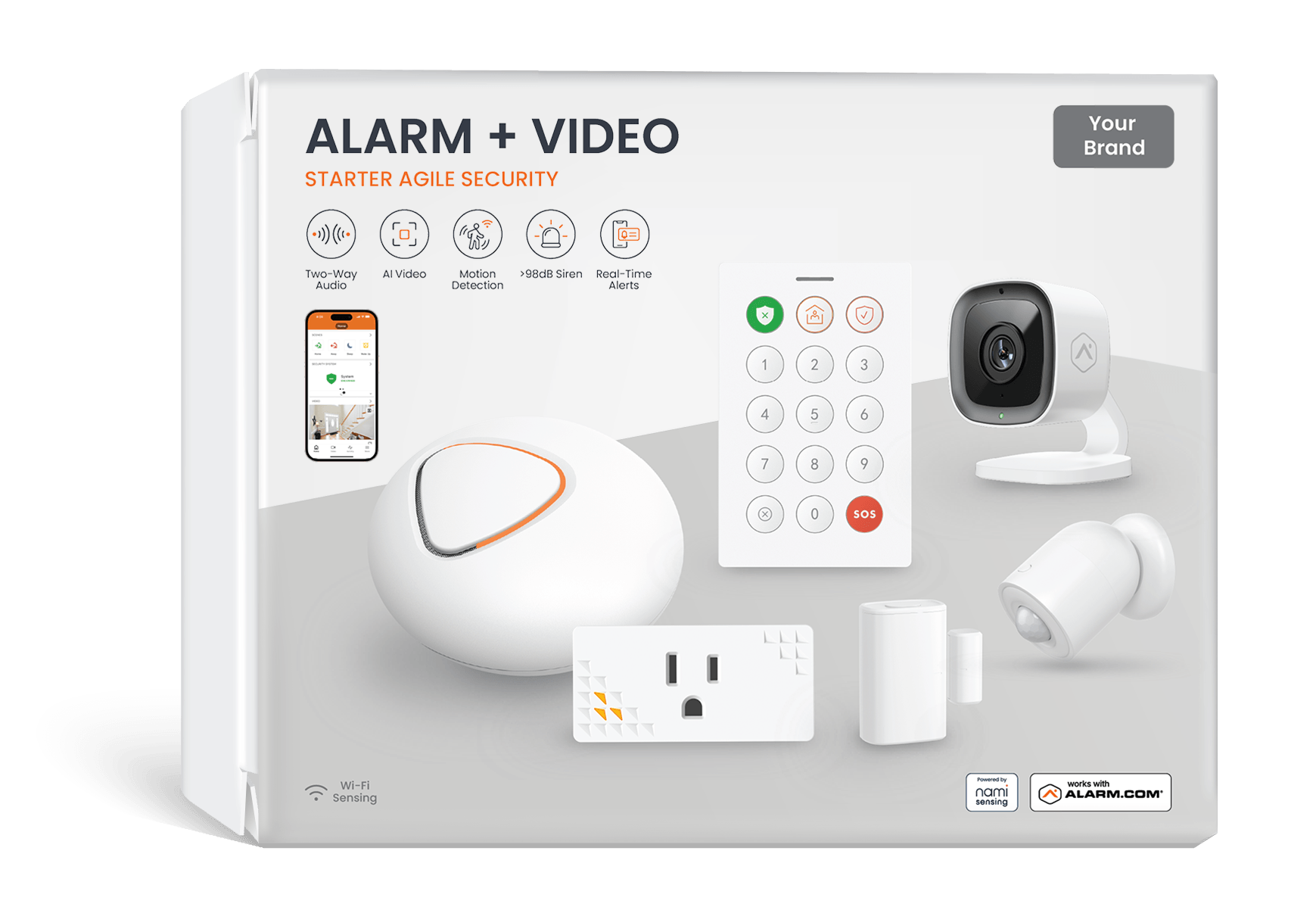 Your Brand Alarm+Video Type B Pack