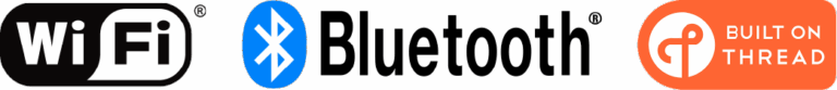 Wi-Fi, Bluetooth and Thread Logo